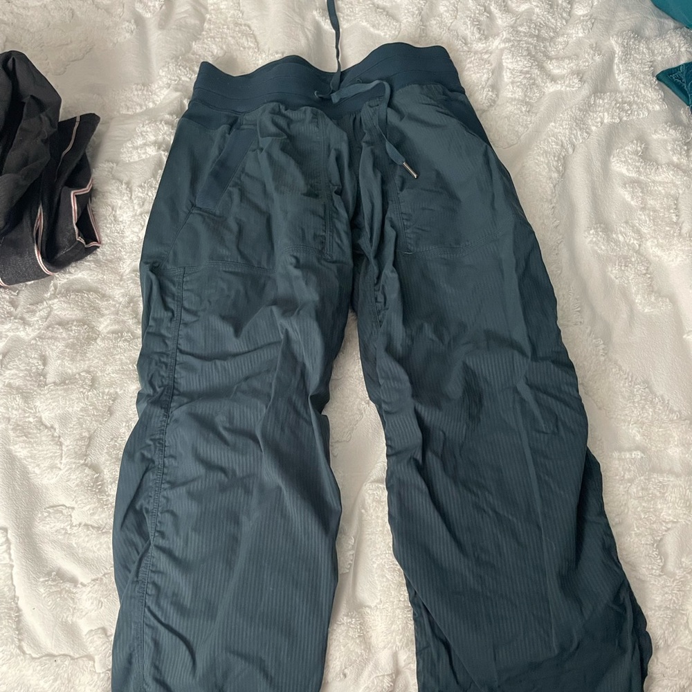 lululemon athletica Green Straight Leg Pants